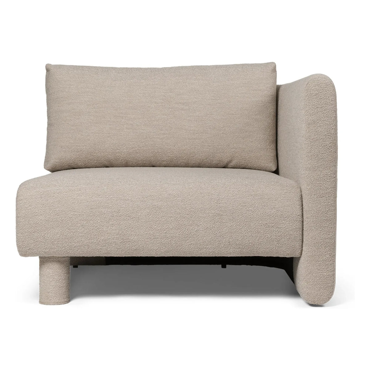 Ferm Living - Dase bouclé sağ modül kanepe | Bej