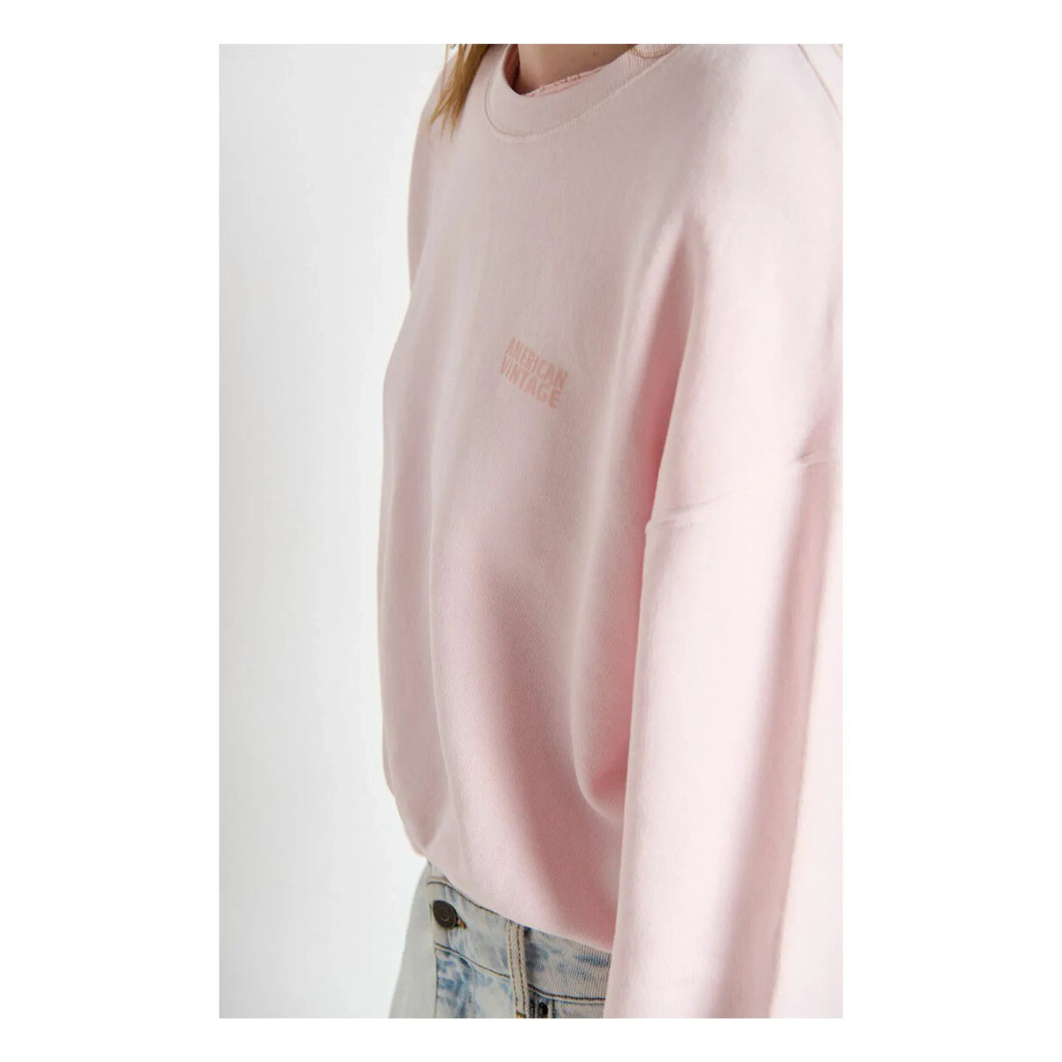 American Vintage - Izubird sweatshirt | Şeker pembesi