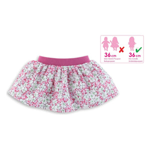 Corolle - 36 cm oyuncak bebek için çiçekli etek | Pembe