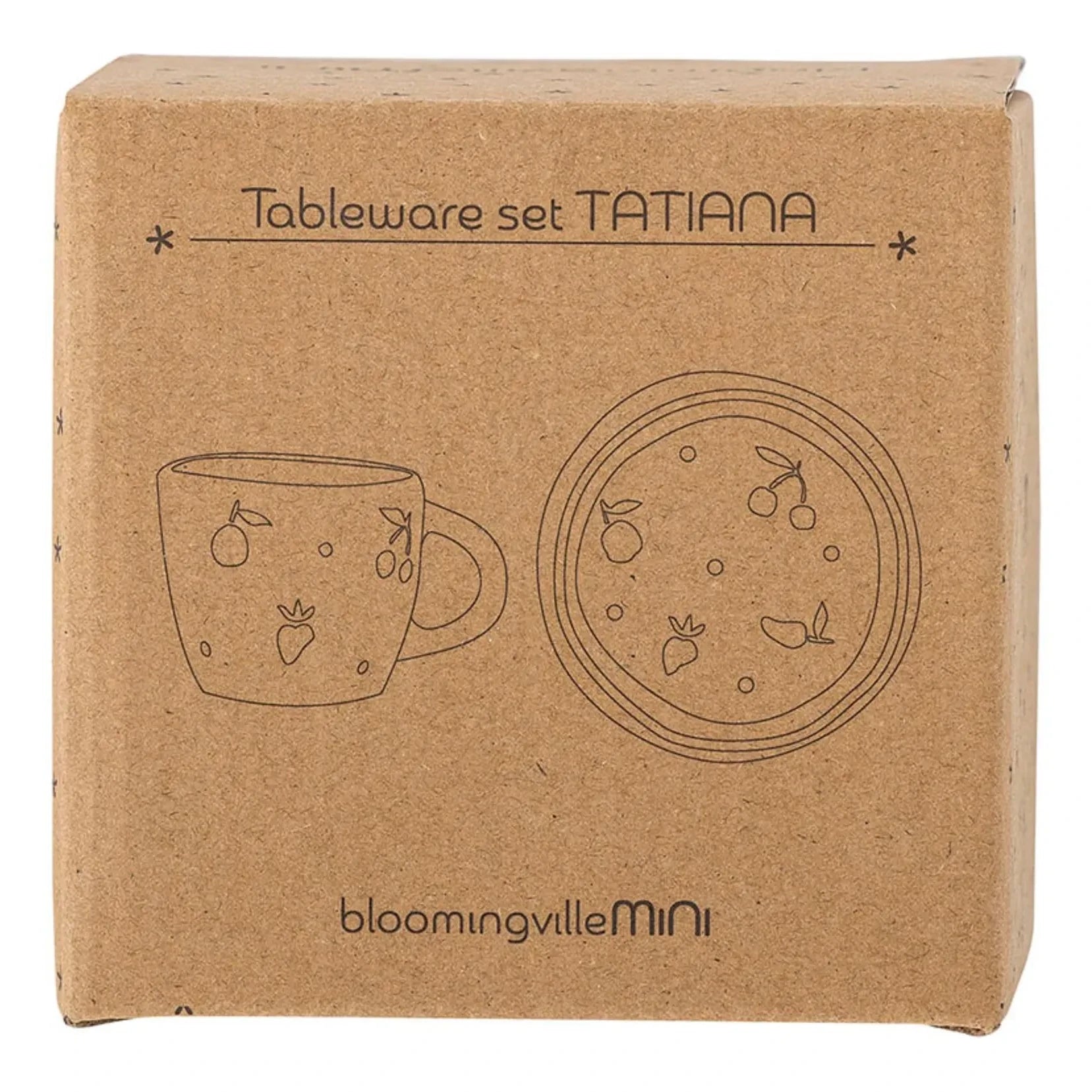 Bloomingville Mini - Tatiana seramik yemek takımı | Kırık beyaz