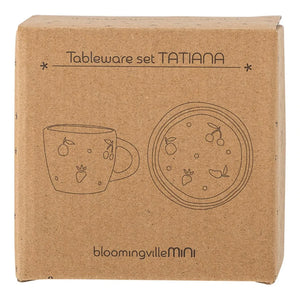 Bloomingville Mini - Tatiana seramik yemek takımı | Kırık beyaz