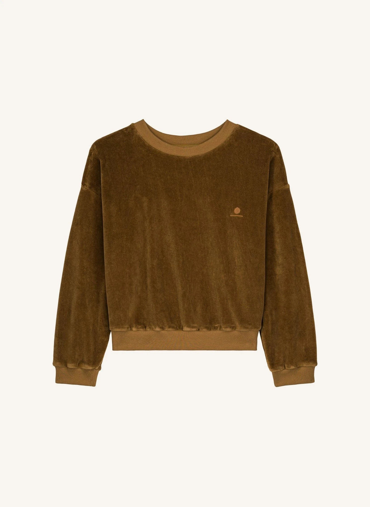 We Are Kids - Sweat Nat Velours Bio | Kahverengi