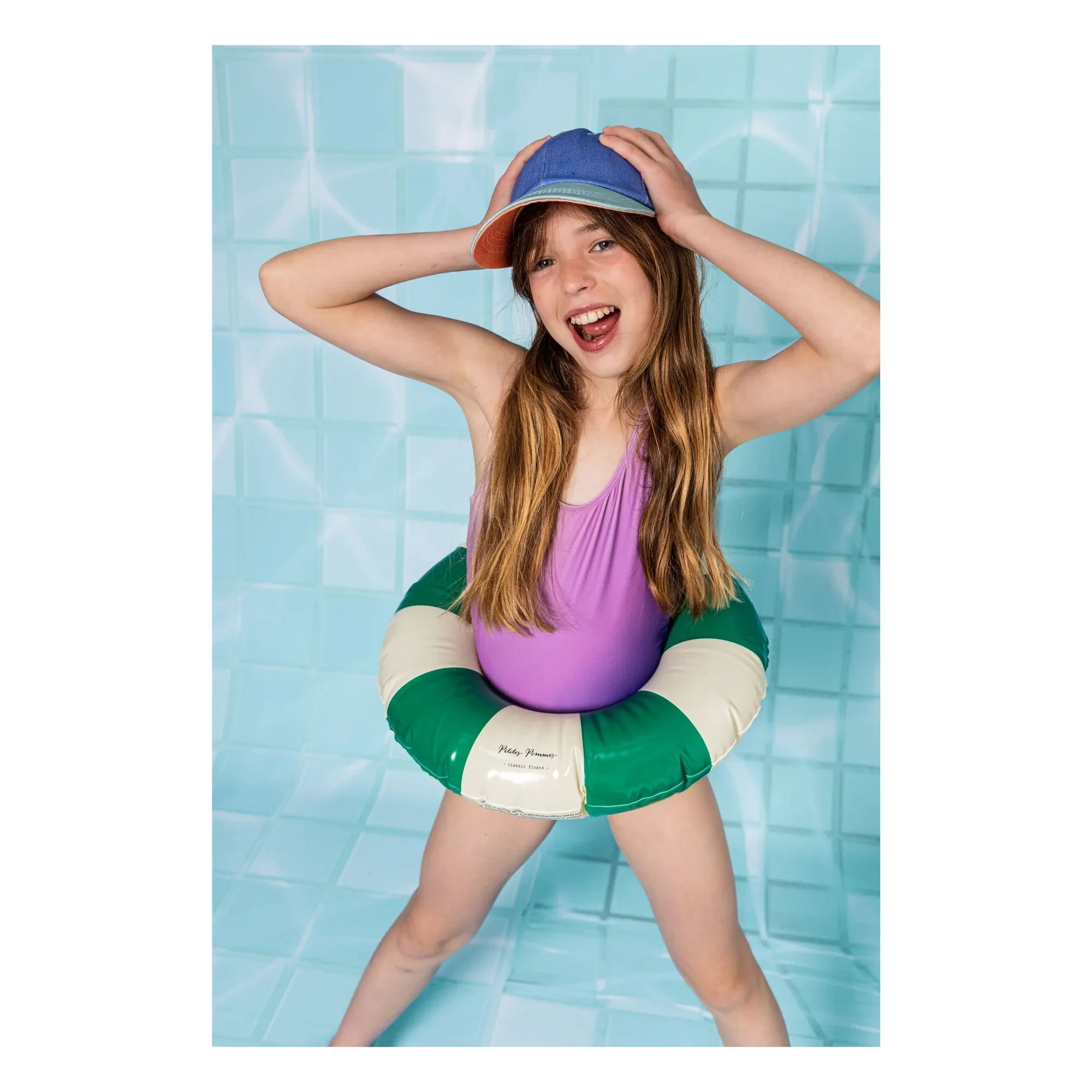 Hundred Pieces - Bay Backswimmer Mayo | Mavi Azure