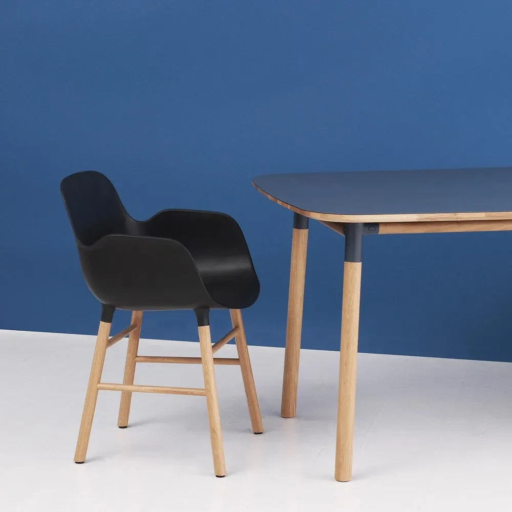 Normann Copenhagen - Form Dikdörtgen Masa 95x200 cm | Siyah