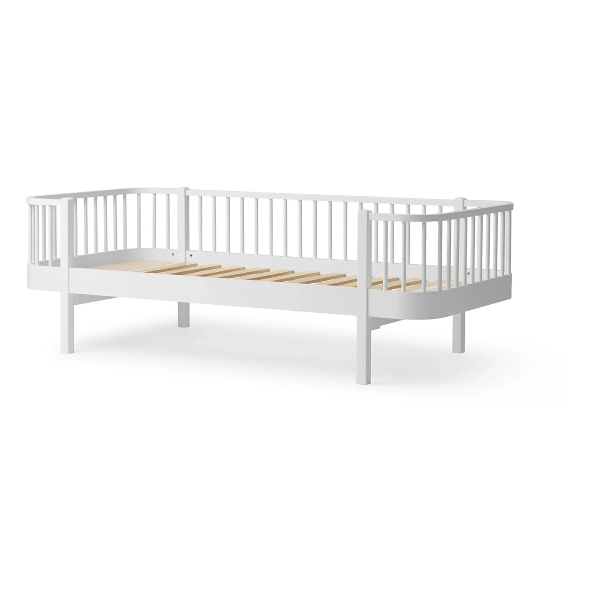 Oliver Furniture - Orijinal Ahşap Junior Karyola Dönüşüm Kiti - 138 cm yüksekliğinde çatı katı yatağa | Beyaz