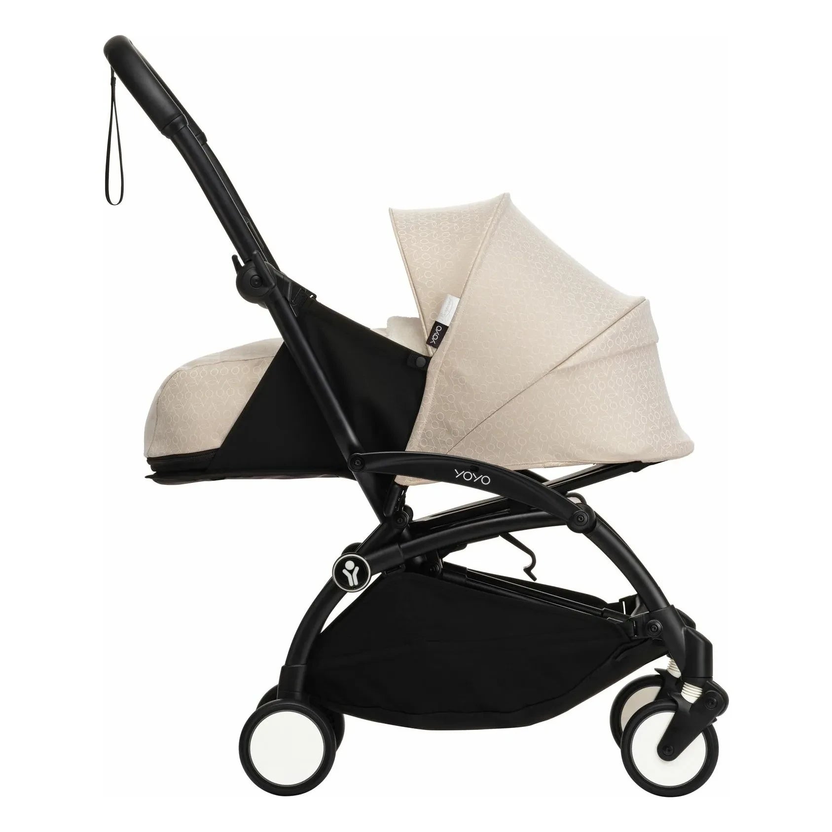Stokke® - YOYO³ Bonpoint 0+ yenidoğan bebek arabası Siyah çerçeve | Bej