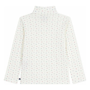 Petit Bateau - Organik pamuklu kalp desenli atlet | Ekru