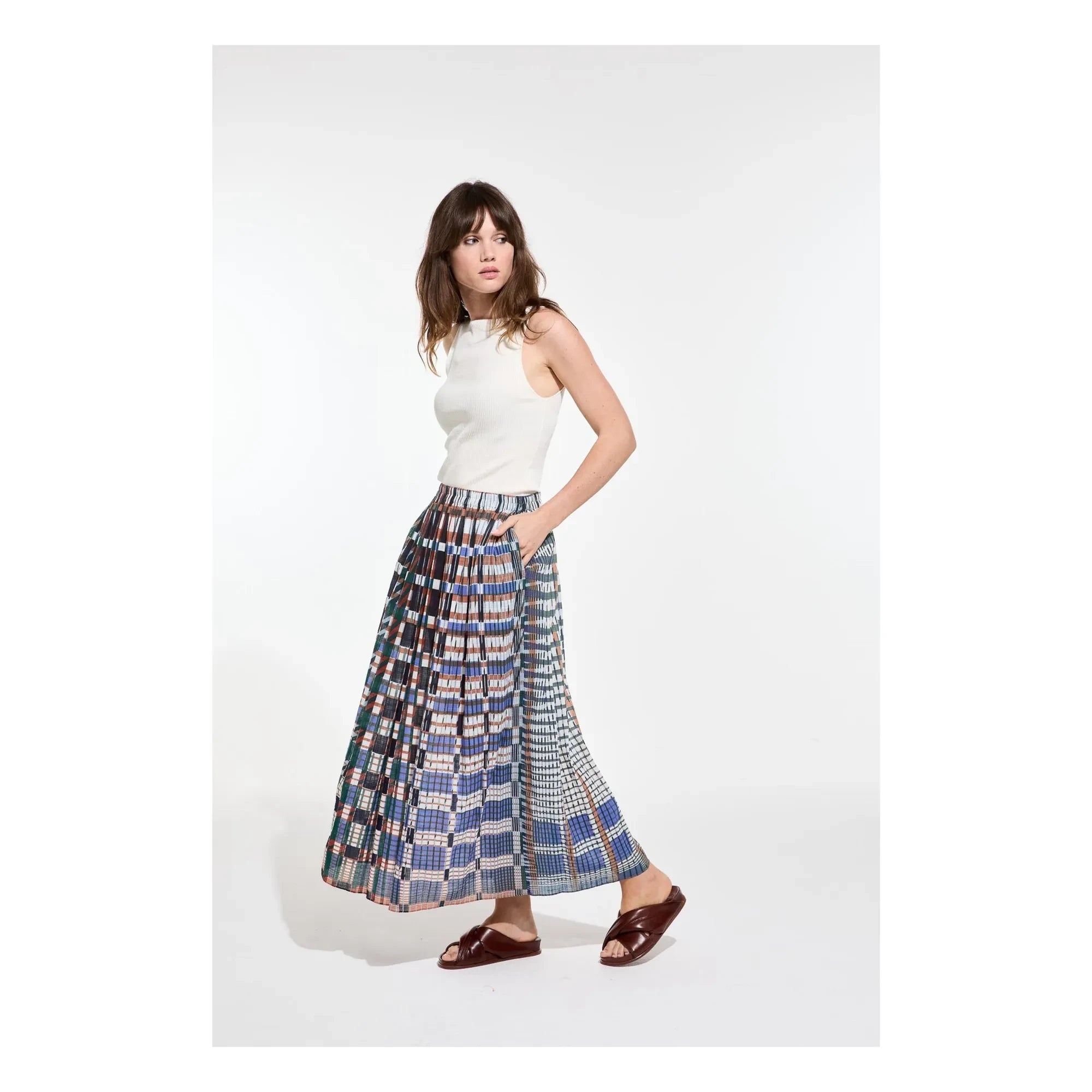 Mapoésie - Romeo Utopie Etek Flamed Cotton | Mavi