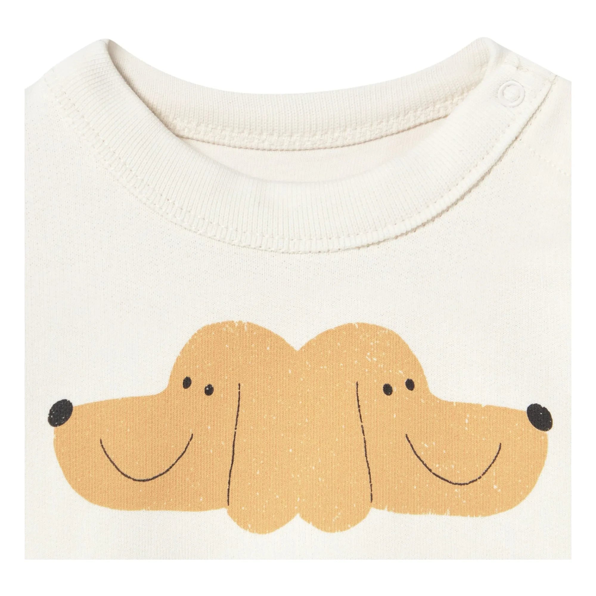 Tinycottons - Sweat Dogs Tiny & Tiny Coton Bio Baby | Beyaz