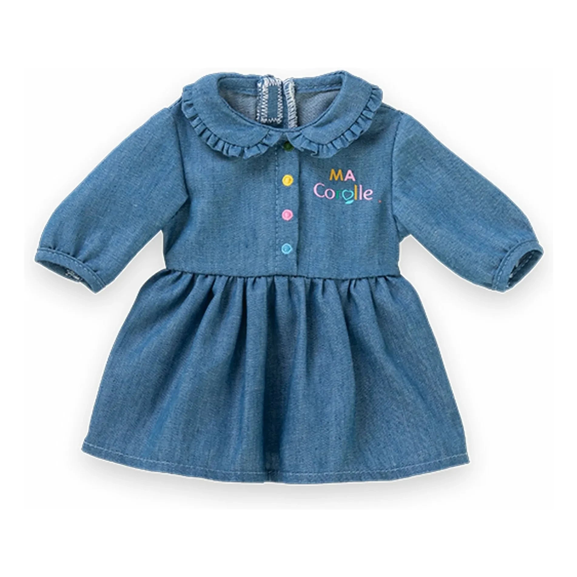 Corolle - 36 cm bebek için kot elbise | Denim