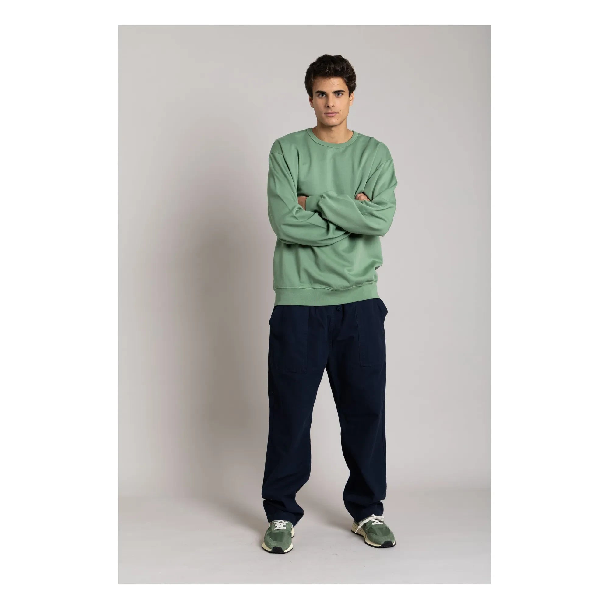 Smallable Man - Bond organik pamuklu sweatshirt | Haki