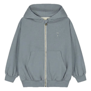 Gray Label - Organik pamuk fermuarlı sweatshirt | Gri