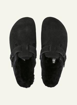 BIRKENSTOCK - صندل بوسطن المصنوع من الوبر - مجموعة البالغين | أسود