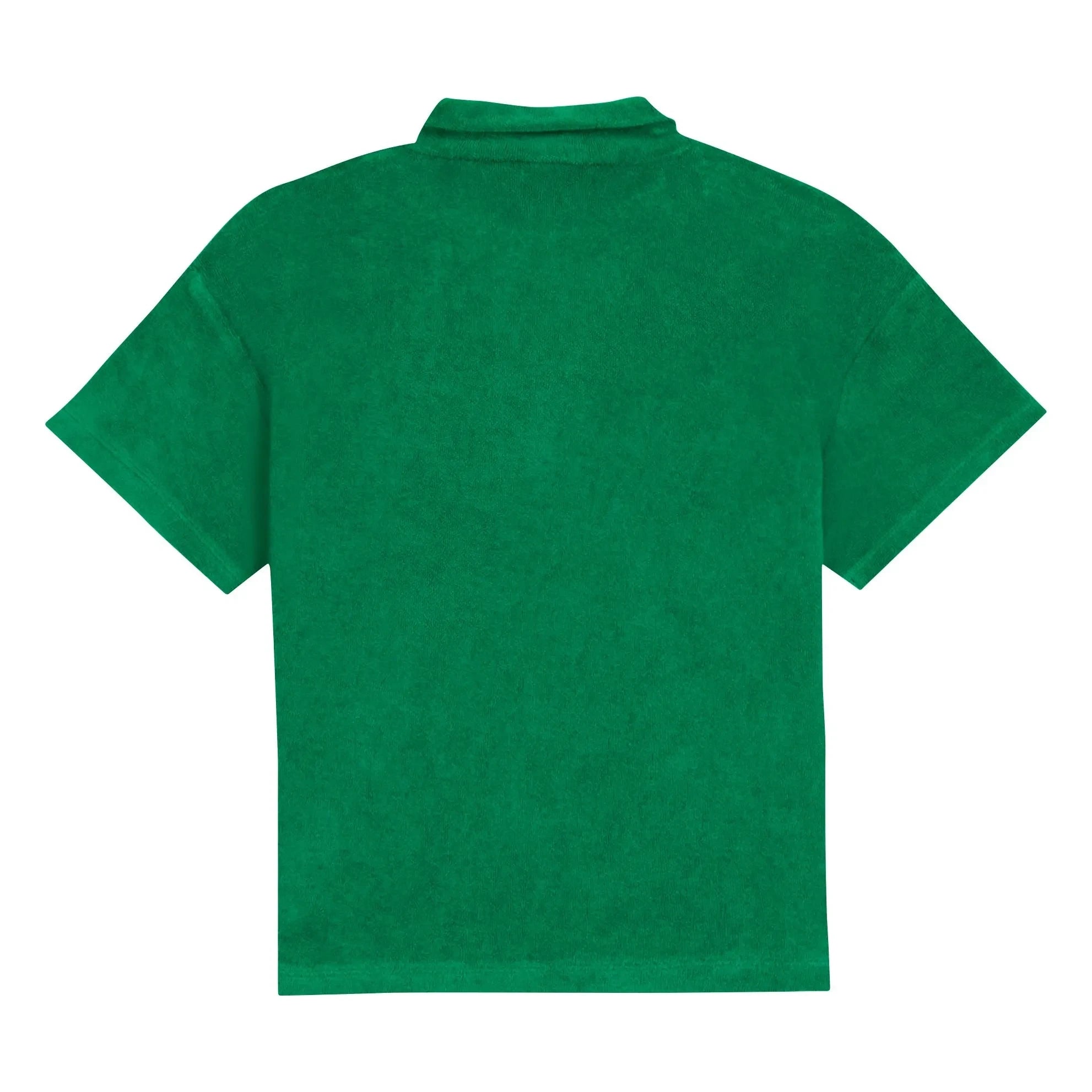 Bonton - Livio elma terry polo gömlek | Zümrüt yeşili