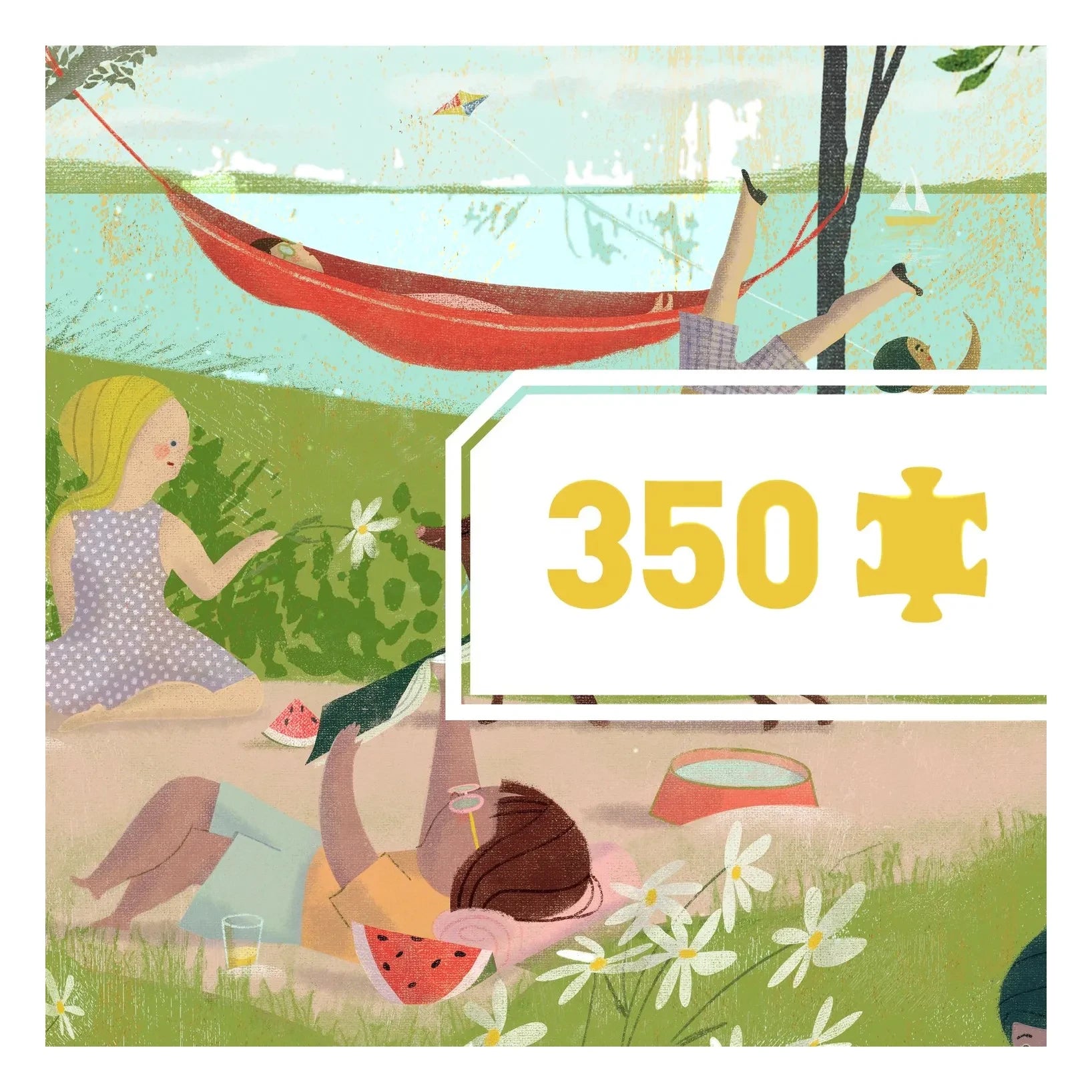 Djeco - "Bir Yaz Günü" Puzzle - 350 Parça