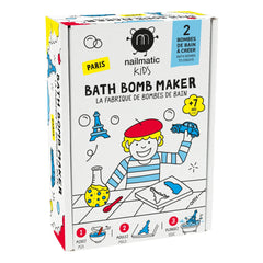 Nailmatic Kids - The Bath Bomb Factory Set - إصدار باريس - 2 قنابل حمام | أزرق