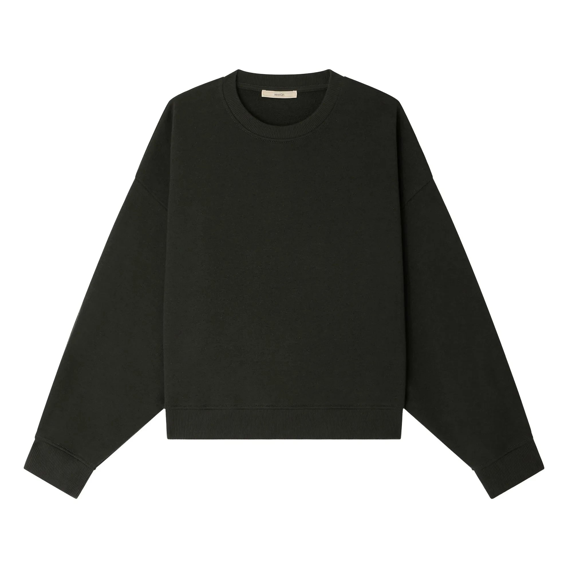 Sessùn - Yuki Metalik Sweatshirt | Koyu yeşil