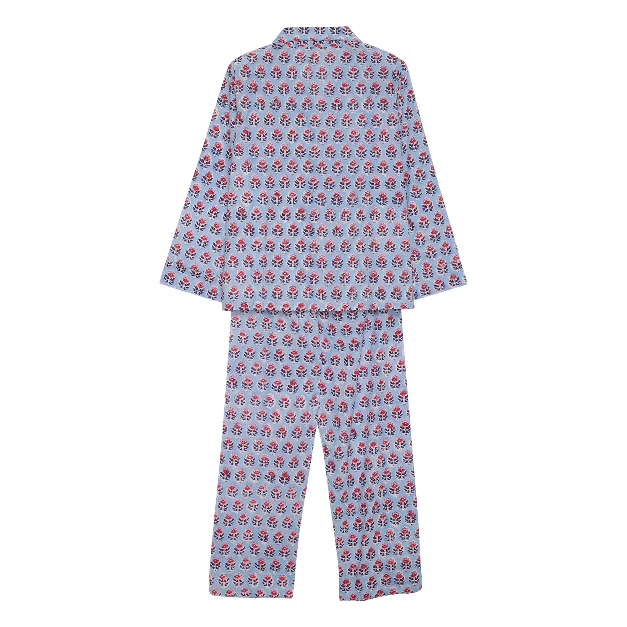 SISSEL EDELBO - Organik pamuklu pijama | Mavi