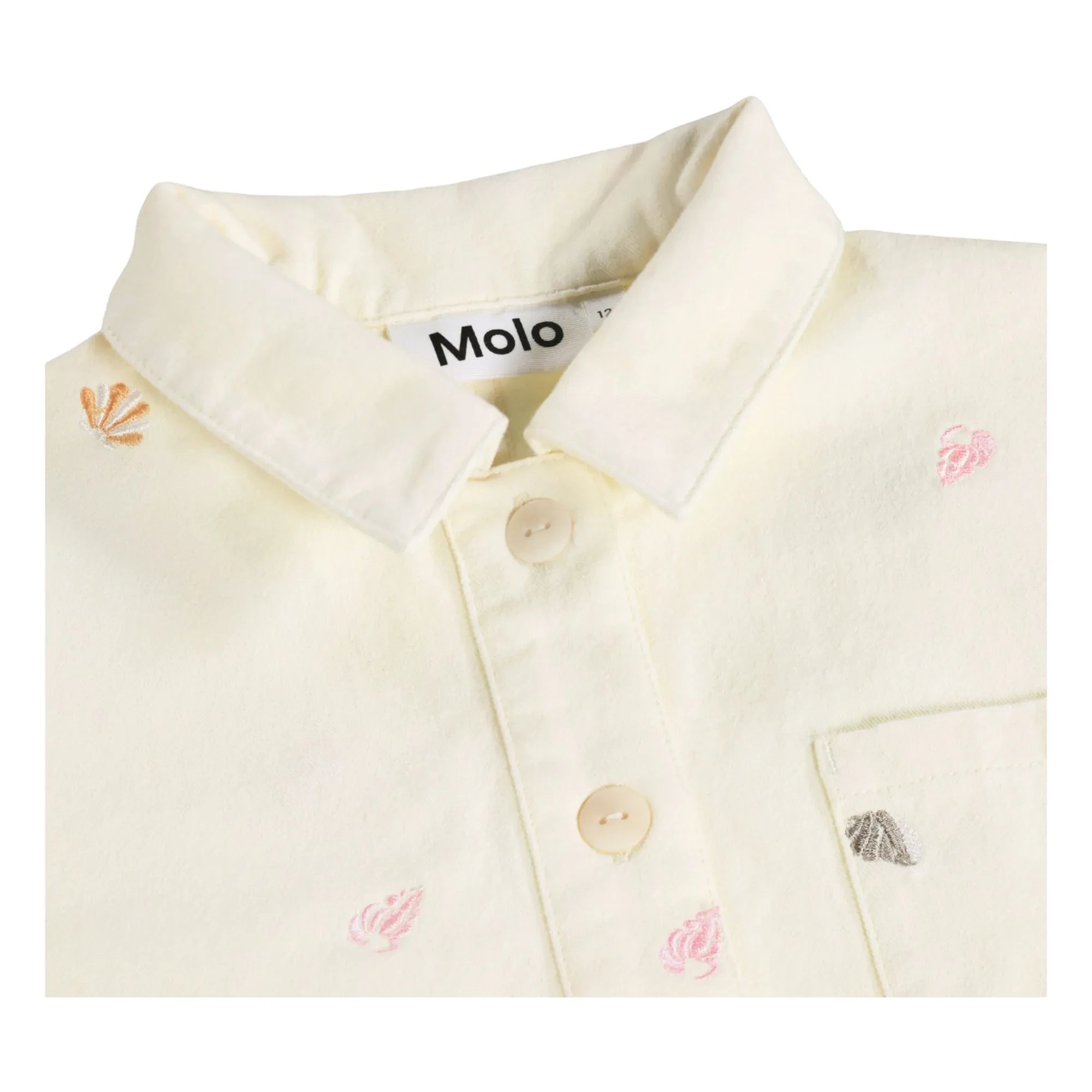 Molo - Hellen Coquillages Organik Pamuk Ceket | Ekru