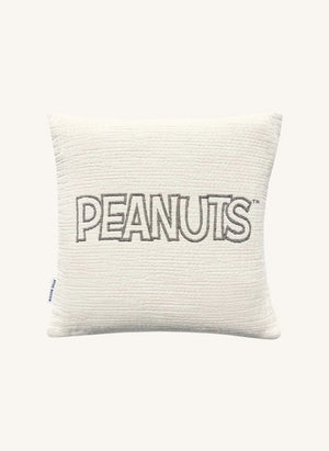 Maison Deux - نظارات شمسية غلاف وسادة قطن - Maison Deux x Peanuts | أبيض