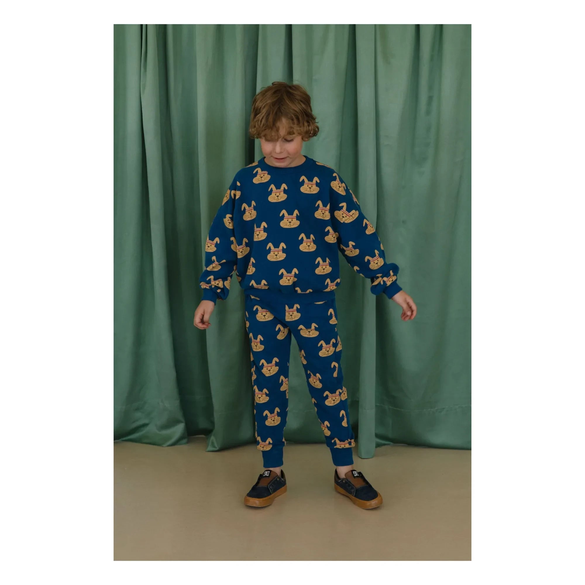 We Are Kids - Charles Lapins organik pamuklu jogger | Mavi