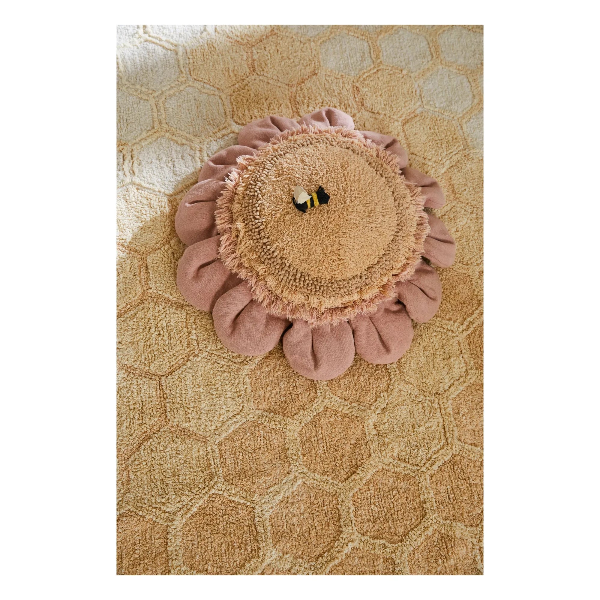 Lorena Canals - Daisy puf | Pembe