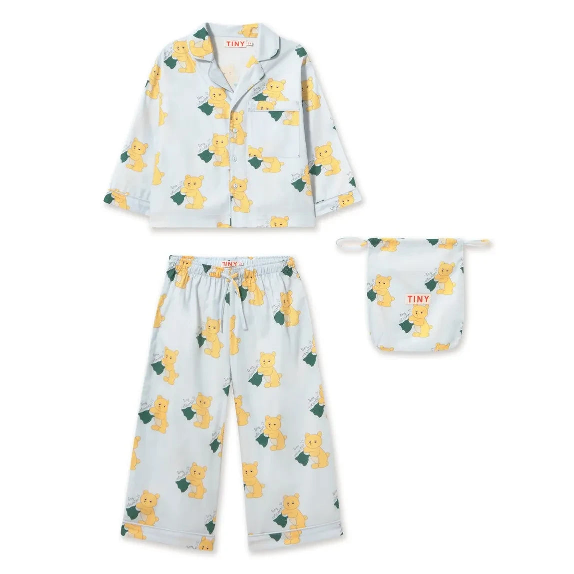 Tinycottons - Teddy Bear Pijama | Açık Mavi