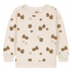 Studio Bohème - Noel Ayısı Sweatshirt Organik Pamuk | Ecru