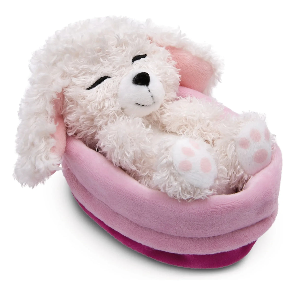 Nici - Poodle peluş - Sleeping Pets | Beyaz