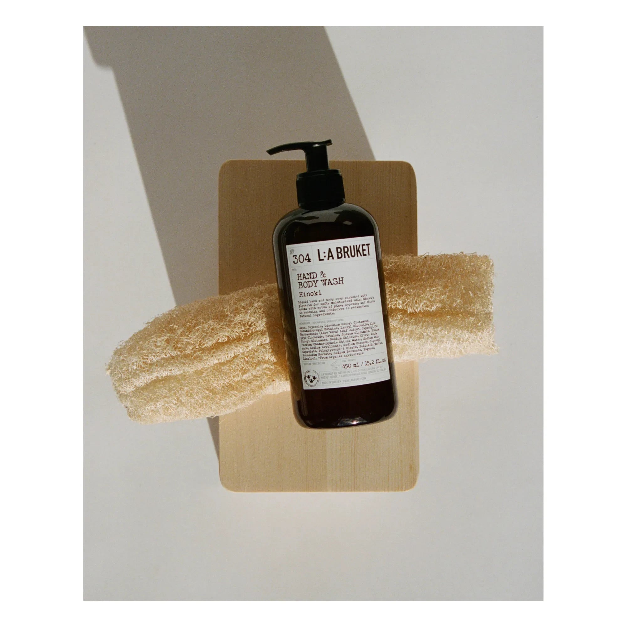 L:A BRUKET - Hinoki 304 El ve Vücut Temizleyici - 450 ml