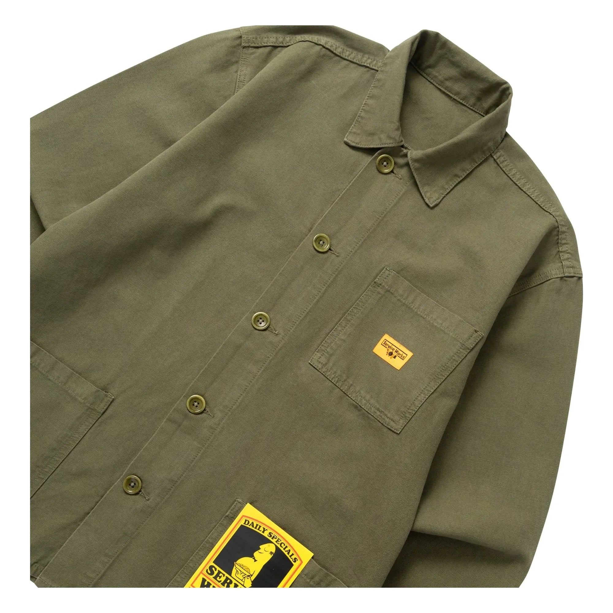 Service Works - Canvas Chore overshirt | Haki