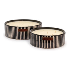 Côté Bougie - Düz Zebra mum - Herbe Fraiche