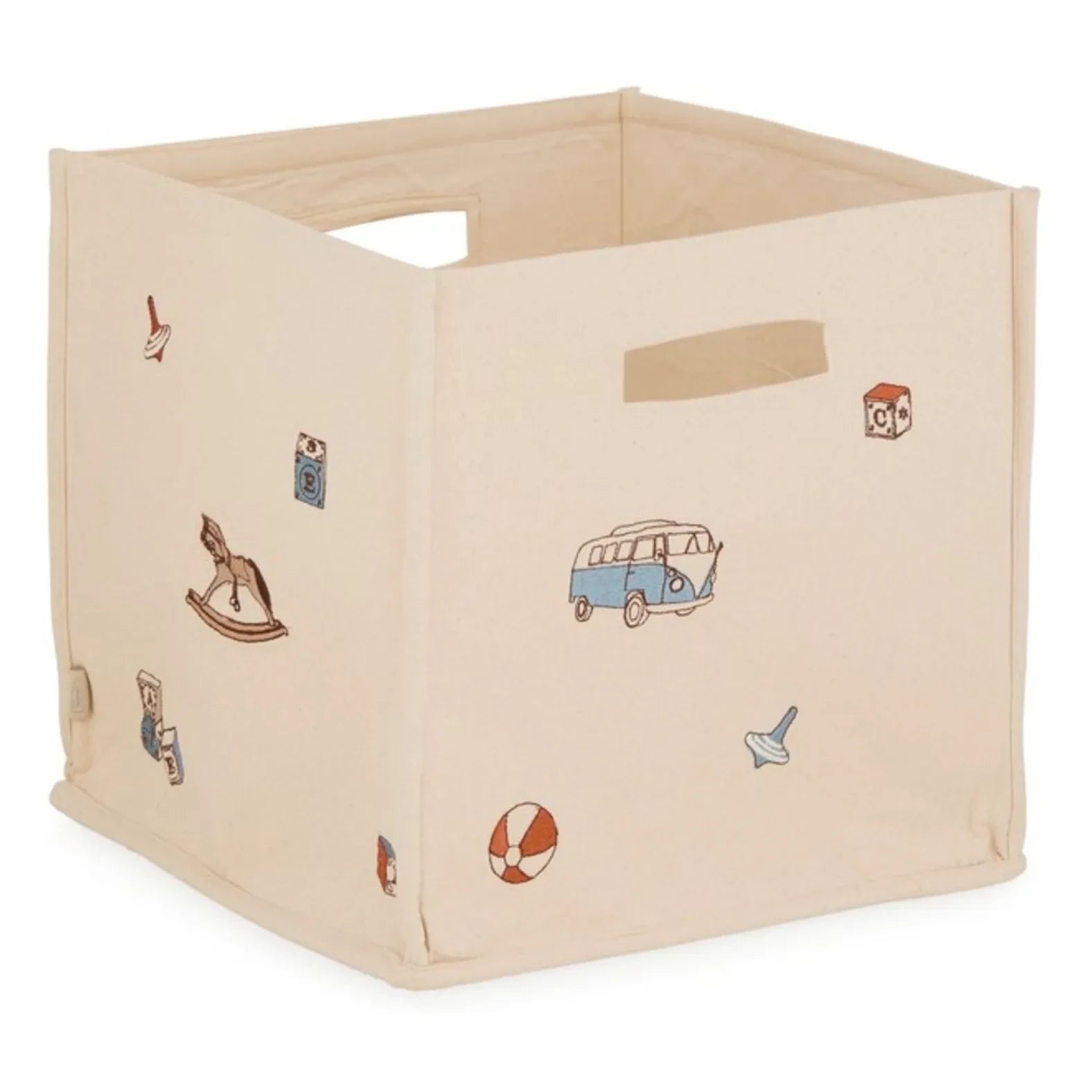 Cam Cam - Vintage Toys saklama sepeti | Bej