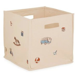 Cam Cam - Vintage Toys saklama sepeti | Bej