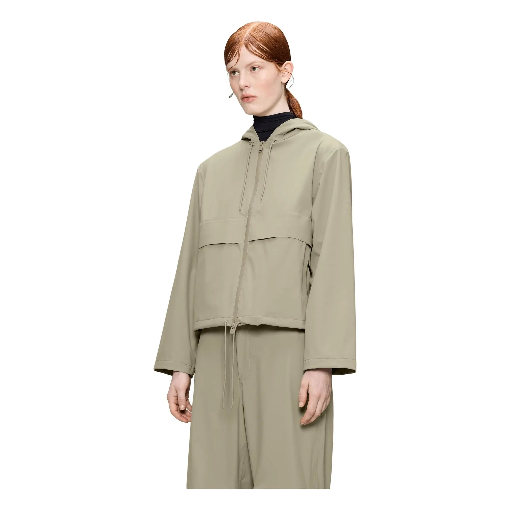 Rains - Suva Hardshell Kısa İpli Ceket W3 | Bej