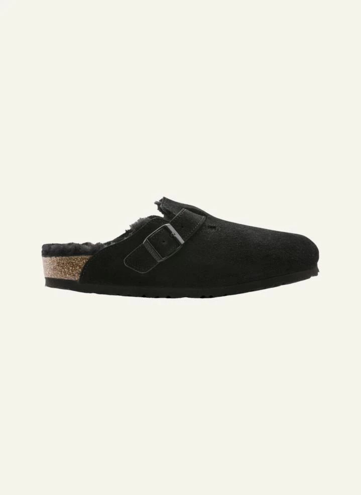 BIRKENSTOCK - صندل بوسطن المصنوع من الوبر - مجموعة البالغين | أسود