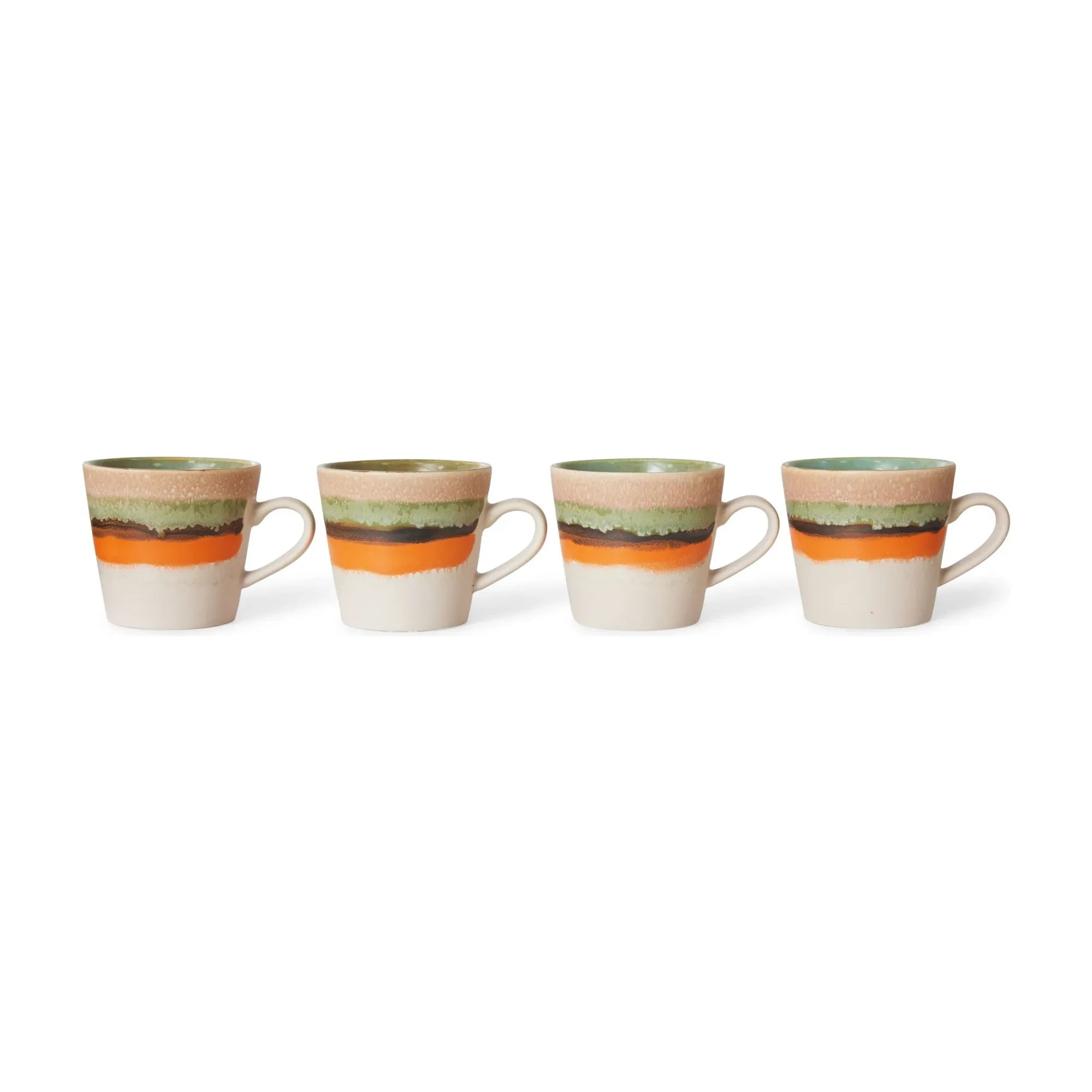HKliving - Stoneware kupa | Turuncu