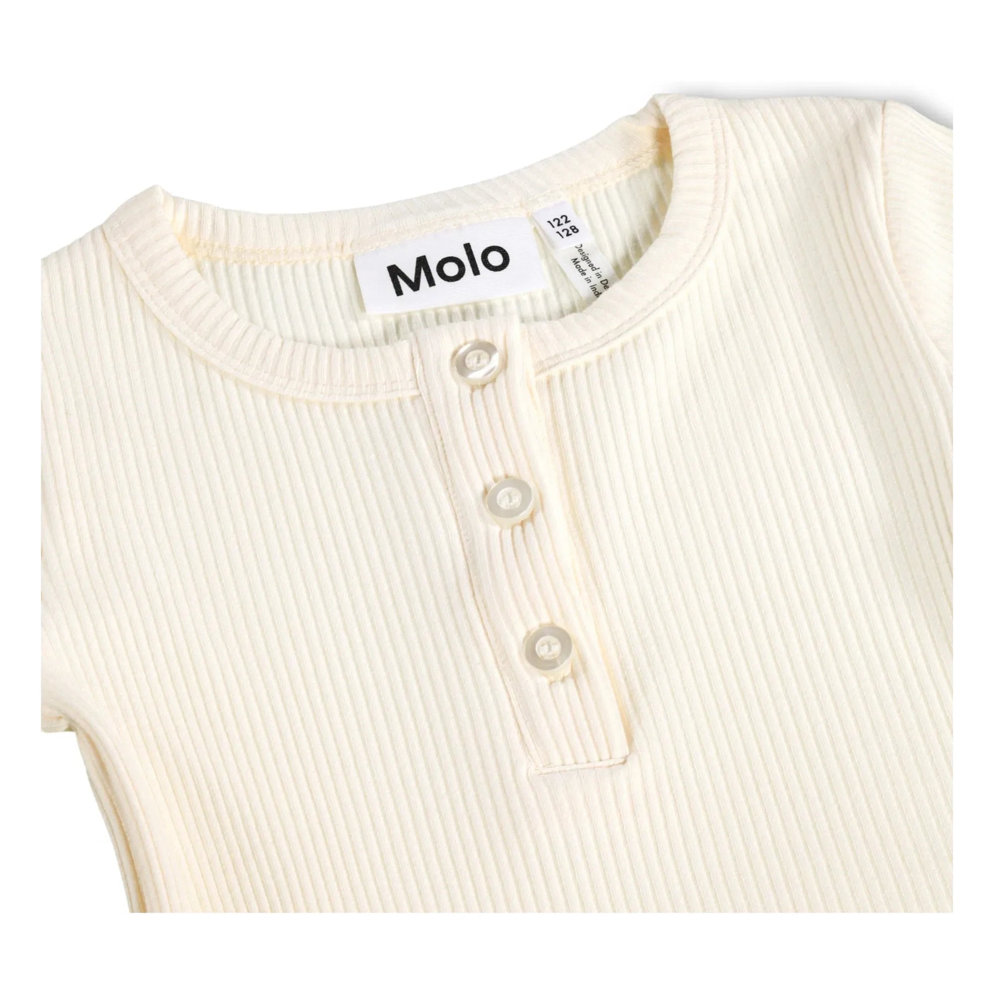 Molo - Rosey fitilli düğmeli T-shirt | Ivory