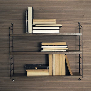 String Furniture - Ceviz Raf | Siyah