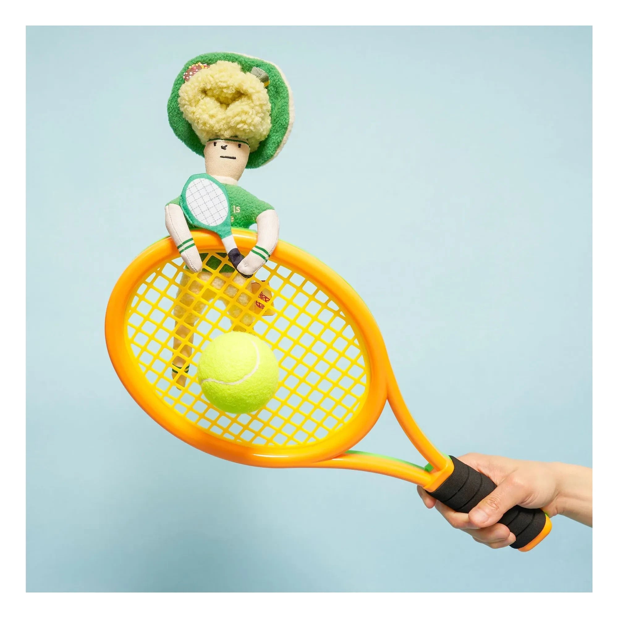 The Furry Folks - Tennis Hooman kazıma oyuncağı | Yeşil