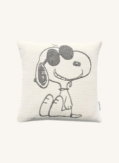 Maison Deux - نظارات شمسية غلاف وسادة قطن - Maison Deux x Peanuts | أبيض