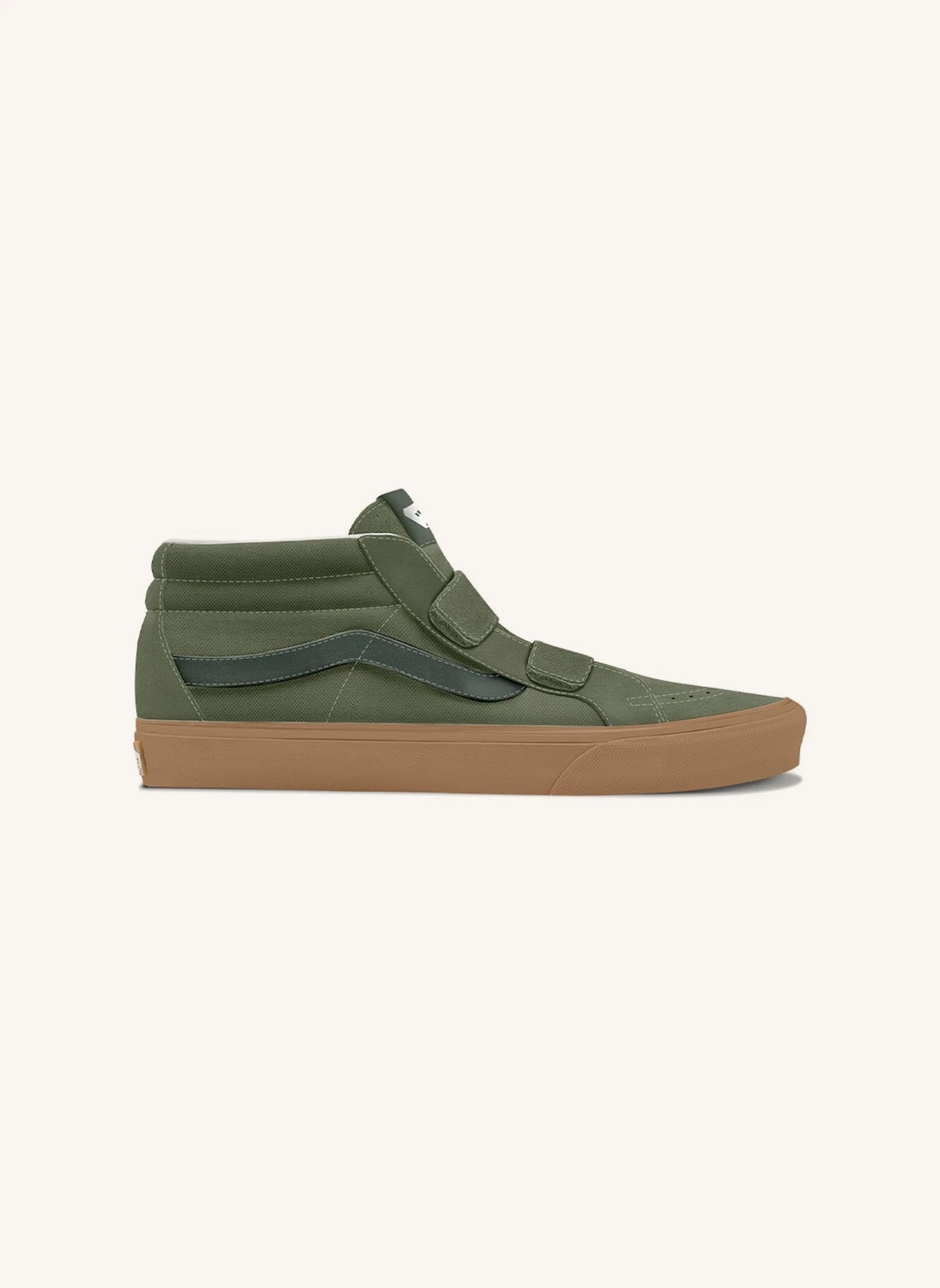 Vans - SK8-Mid Reissue V Gum Sneakers | كاكي