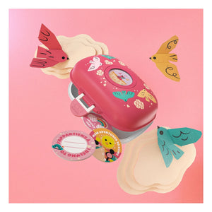Monbento - MB Gram Oiseaux atıştırmalık kutusu | Pembe