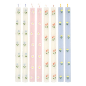 Meri Meri - Çiçek Mumları - 8'li Set