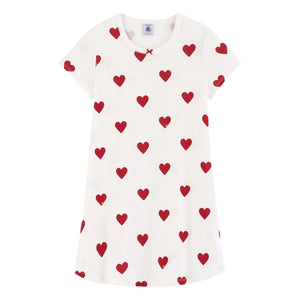 Petit Bateau - Marama Organik Pamuklu Gecelik | Beyaz
