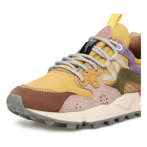 Flower Mountain - Yamano 3 Süet ve Naylon Sneaker | Hardal