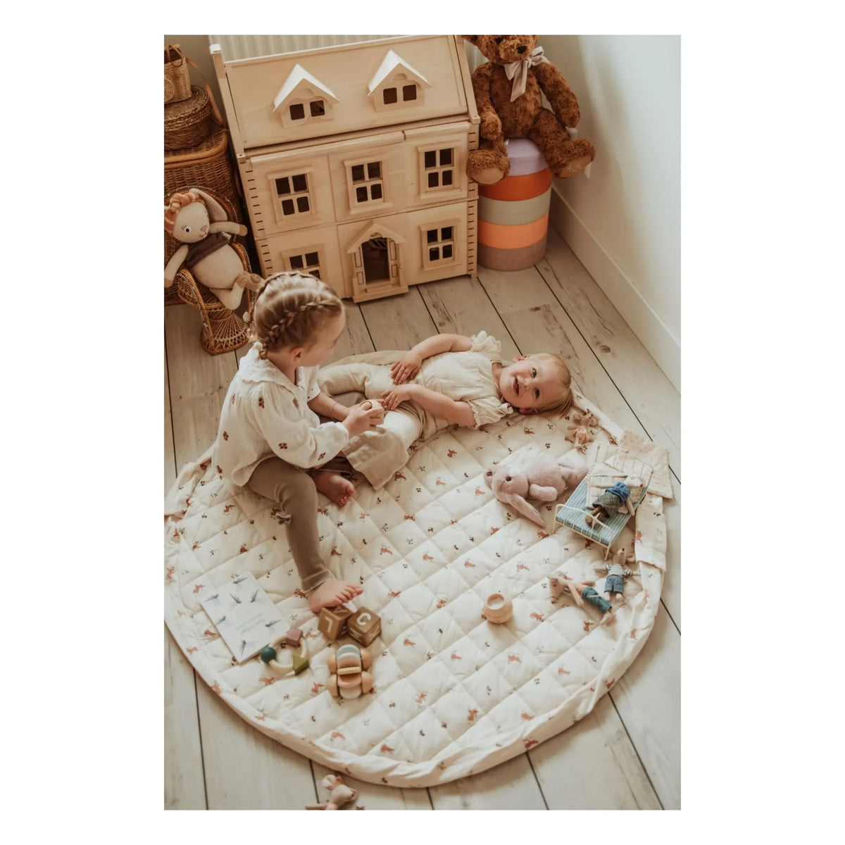Play and Go - Noomad Çanta / Oyun Matı - Tavşanlar | Nude
