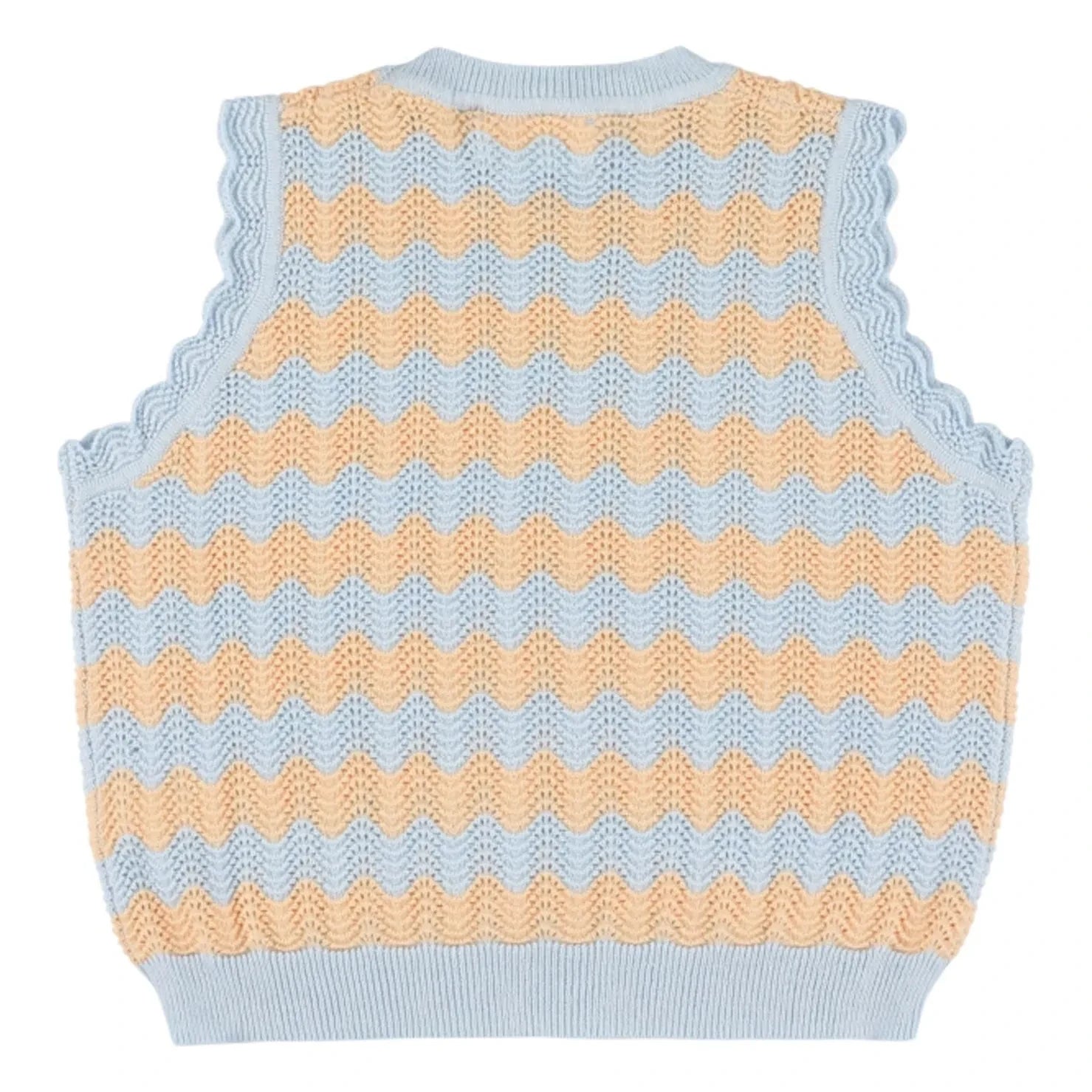 Morley - Xelmo Wave Crochet Üst | Açık mavi