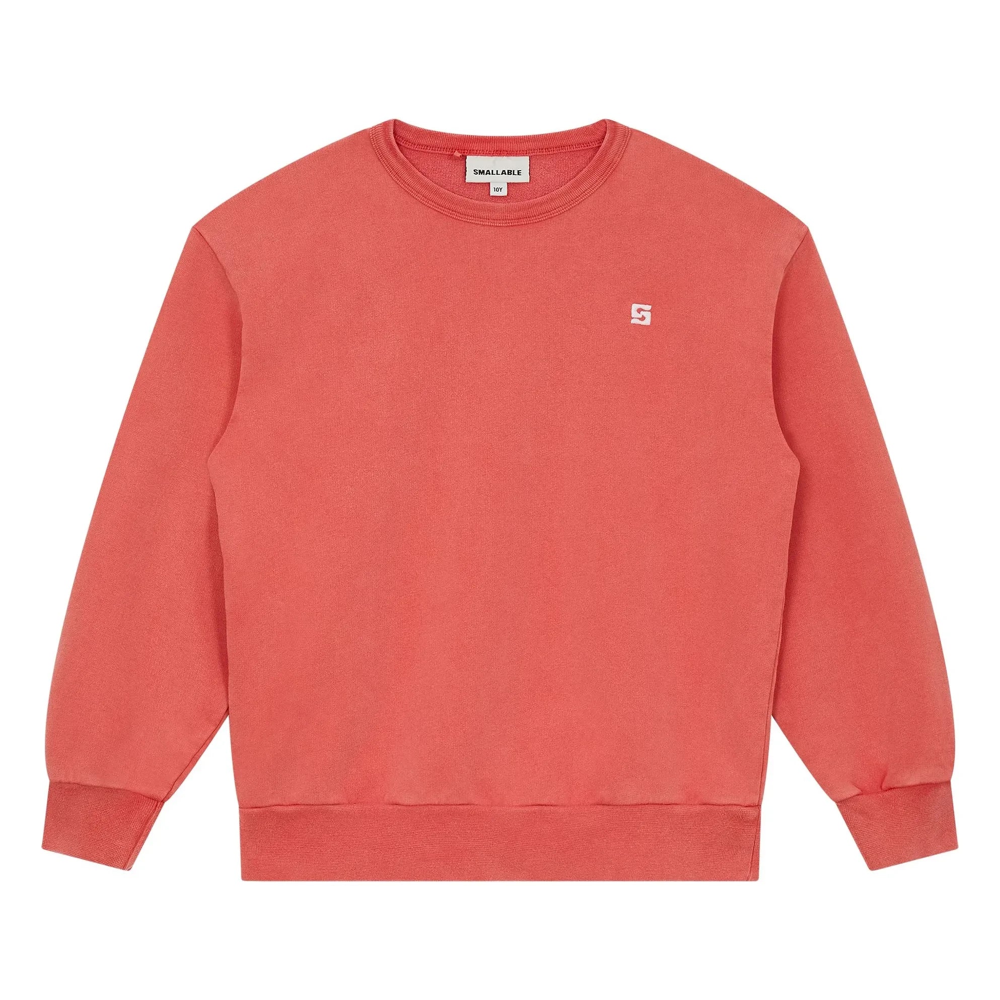 Smallable Kid - Arlo organik pamuklu sweatshirt | Koyu kırmızı