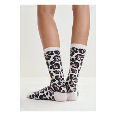 Essentiel Antwerp - Jimz Leopar Çorap | Beyaz